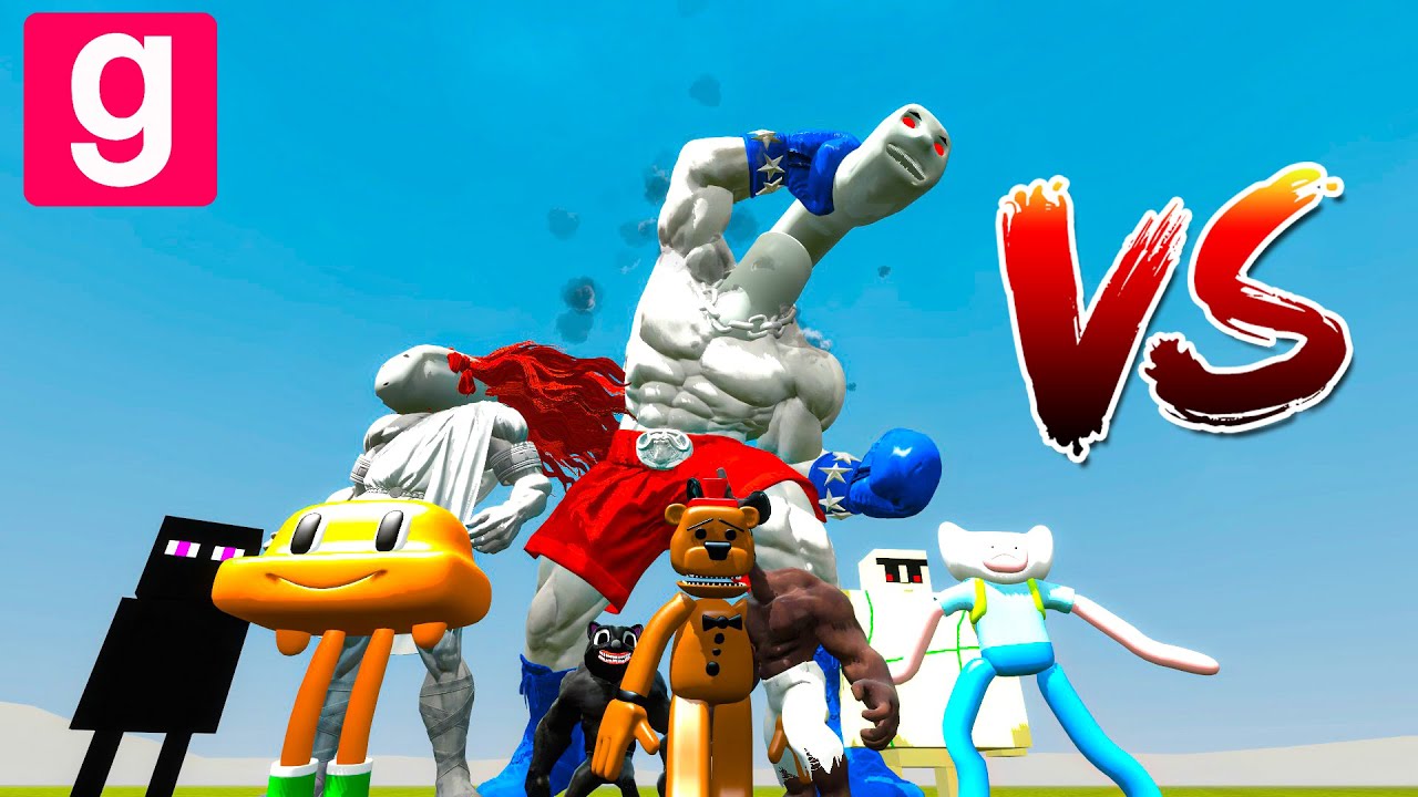 GARTEN OF BANBAN CREATURES VS TREVOR HENDERSON VS 3D SANIC CLONES MEMES In GMOD / Garry's Mod