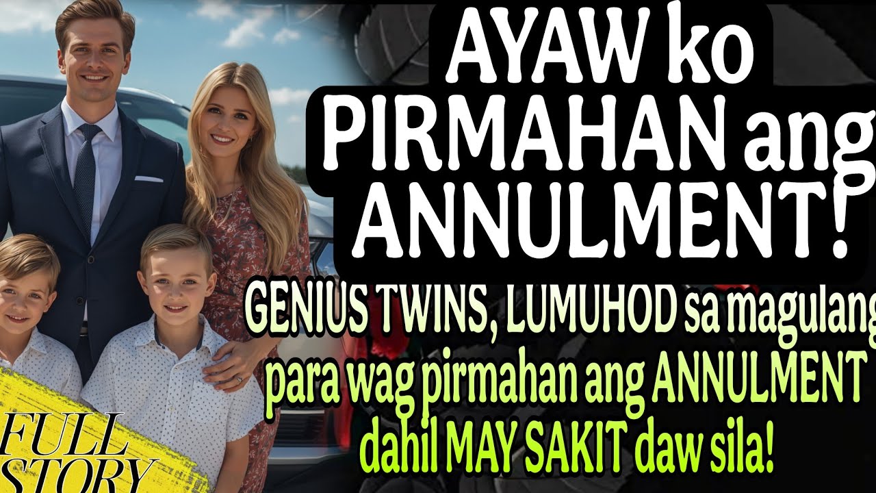 GENIUS TWINS, LUMUHOD sa magulang para wag pirmahan ang ANNULMENT dahil MAY SAKIT daw sila! 