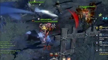 DragonNest Lv 24 Warrior Solo rockthorn gorge Master
