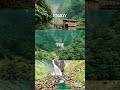 “Japan doesn’t feel real 🌿💧”🥰#fyp #viral #nature #waterfall
