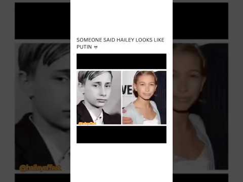 Video The Internet Took Hailey Biebers Face Comparison TOO Far