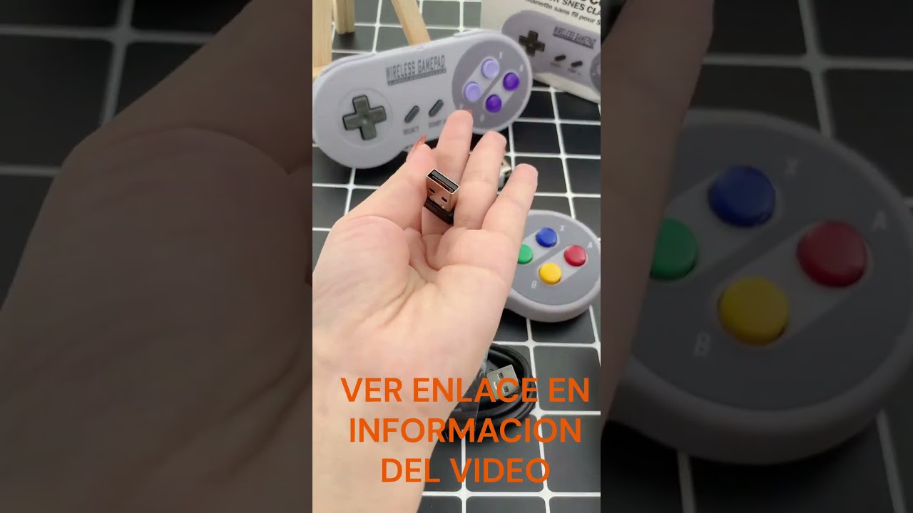 Prueba de mando inalambrico para NES y SNES classic Mini 