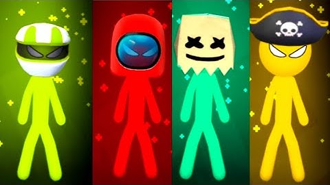 Stickman Funny Minigames - Stickman Party 1 2 3 4 Player 2023 Gameplay Walkthrough Android iOS