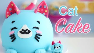 Cutest CAT CAKE that Tastes like BUBBLE GUM! Ft. Pikmi Pops