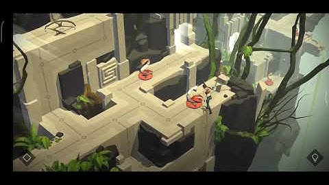 Lara Croft Go Part 1(entrance, maze of snakes) gameplay walkthrough
