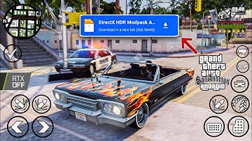 GTA SA HIGH GRAPHIC MOD | GTA 5 GRAPHIC MOD FOR GTA SA ANDROID | GTA 5 RTX GRAPHIC | Uj GAMERX