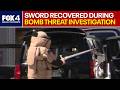 Sword recovered in Dallas bomb threat investigation