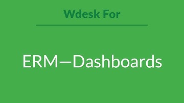 Wdesk for ERM—Dashboards