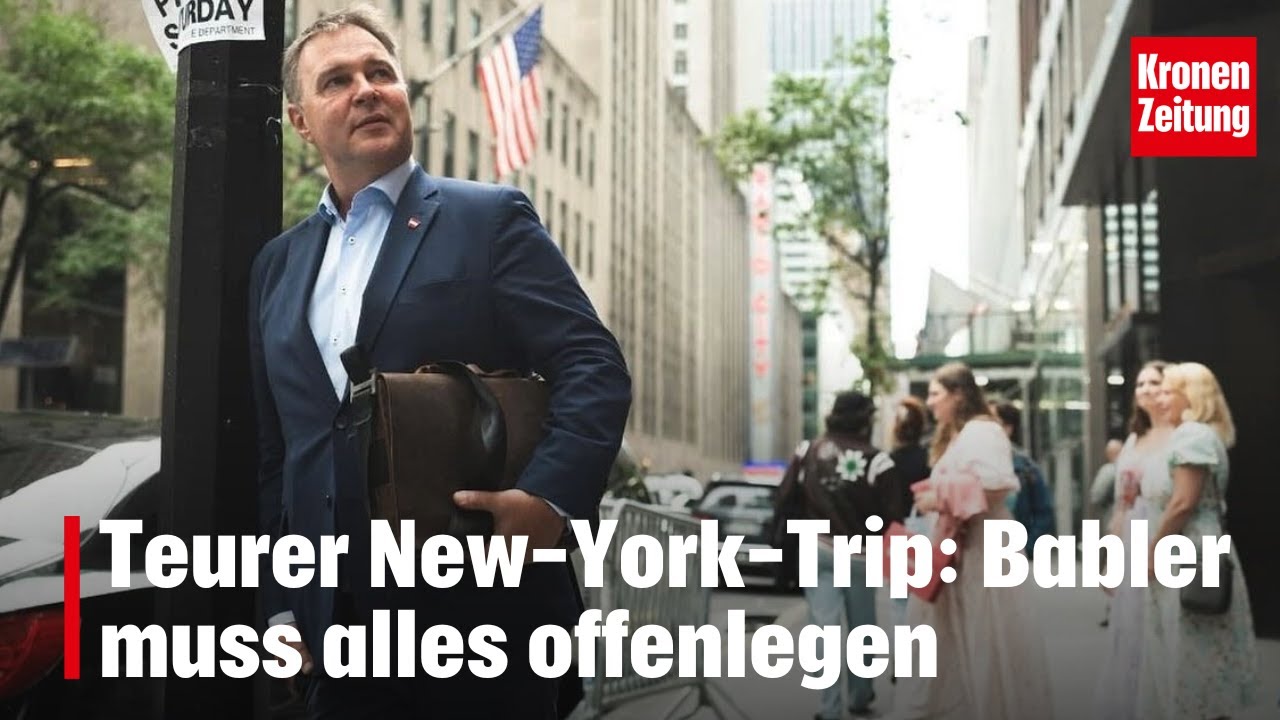 Teurer New-York-Trip: Babler muss alles offenlegen | krone.tv NEWS