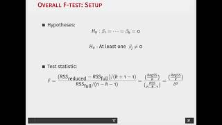 Week 4, Lecture 8, Part 3: Overall F-Test