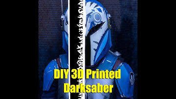 DIY 3D Printed Darksaber from The Mandalorian!