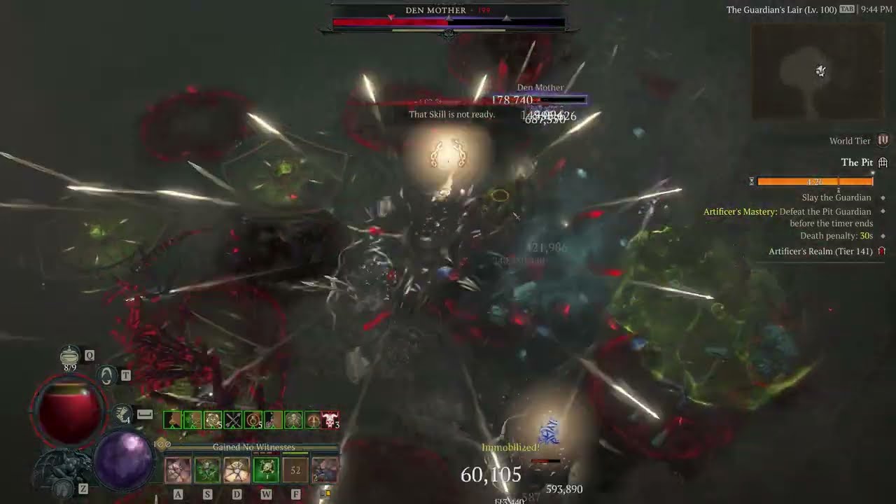 Diablo IV | Andy Barrage | Pit T141 | Den Mother killed