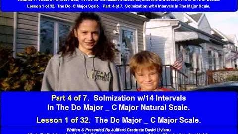 Part 4a. LESSON 1 of 32, The Do_C Major Scale. THEORY