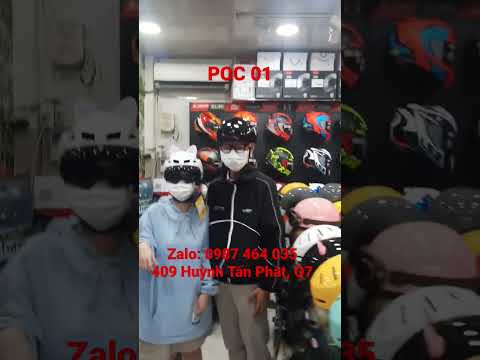 Video Nón POC 01 - youtube