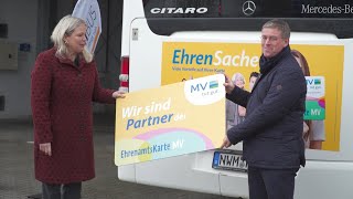 Nahbus Ist Offizieller Partner Der Ehrenamtskarte M-V