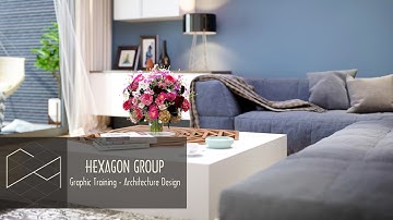 Hướng dẫn Render nội thất 3Dmax và hậu kỳ Photoshop