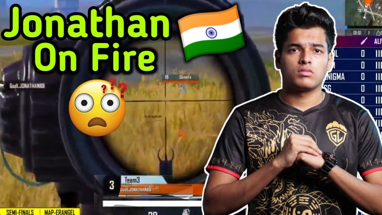 🇮🇳 Jonathan On Fire 🔥 GodLike vs SouL vs TSM 🤯 bgmi Tournament - YouTube