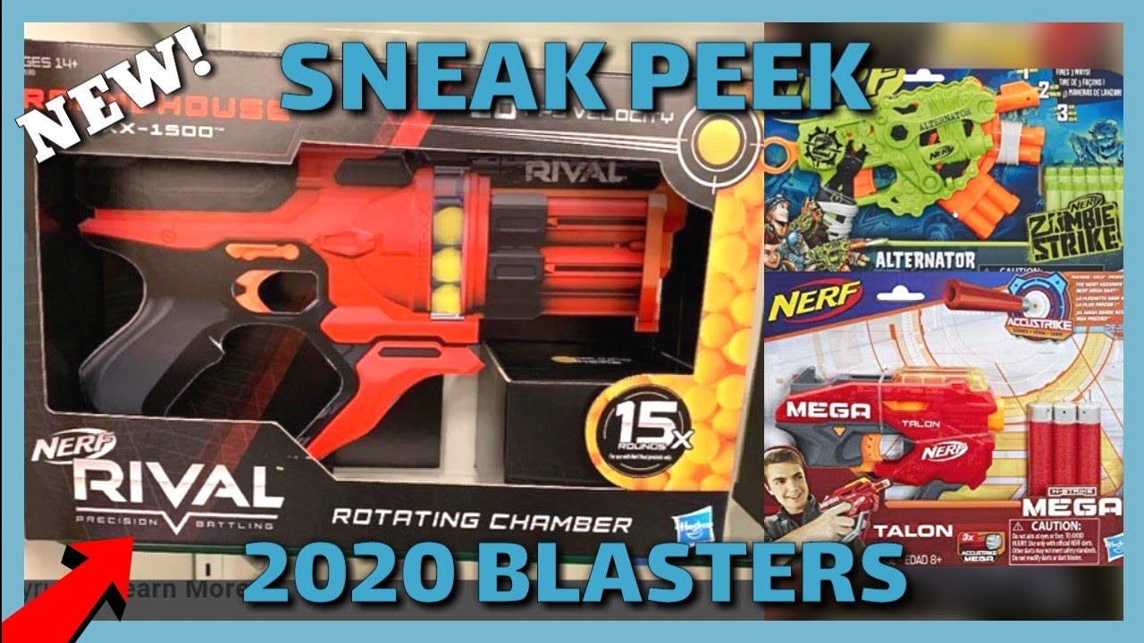 ROUNDHOUSE + Other NEW Nerf Blasters Sneak Peek | 2020 LEAKED!