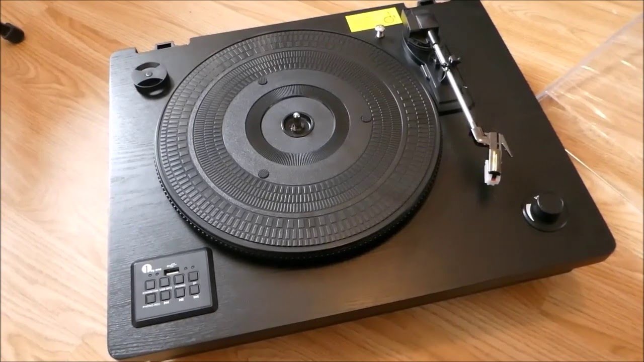 1byone Belt Driven Bluetooth Turntable YouTube