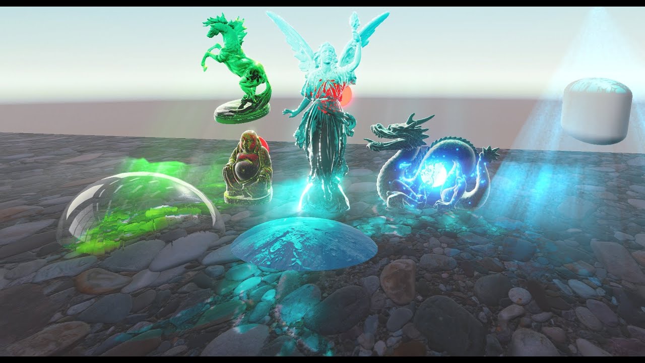 InfiniGLASS URP - Density based refractions and Subsurface scattering, video preview 4