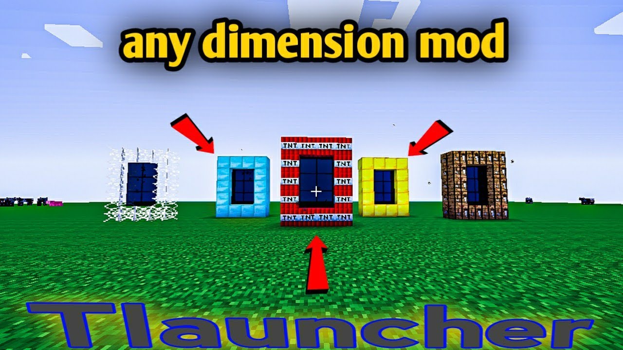 Download any dimension mod in TLauncher. - YouTube