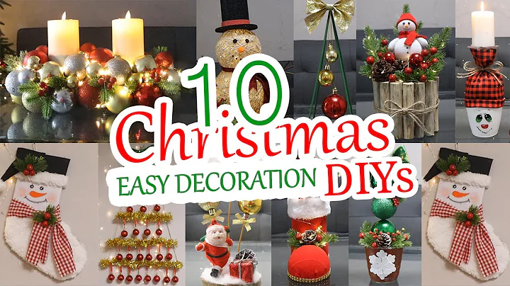 10 Easy DIY Christmas decorations anyone can make