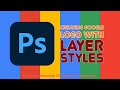 How to Create Similar Google Logo with Layer Styles in Adobe Photoshop CC