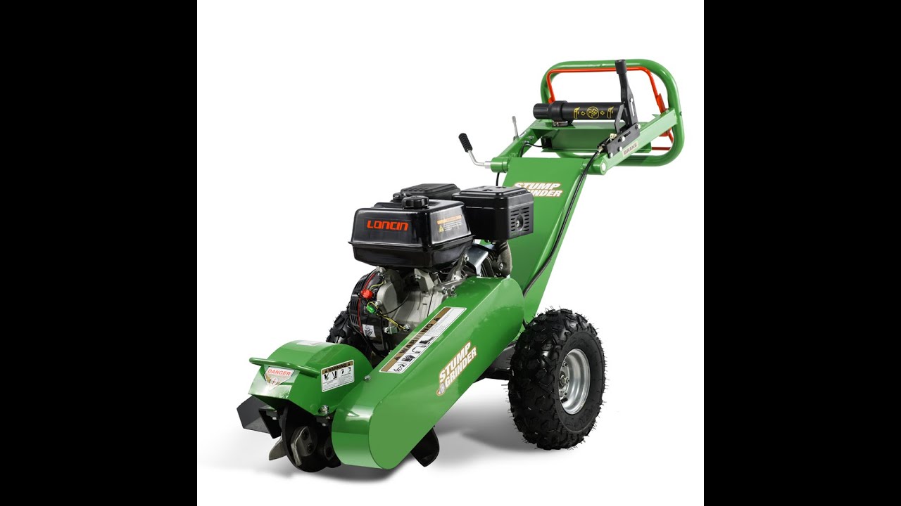 Профессиональная Дробилка для пней, Машина для измельчение корней - YouTube