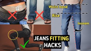 5 JEANS "FITTING" Hacks Every STYLISH Guy Should Know(BEST🔥) | Jeans Fitting Karne ka tarika screenshot 2