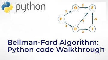 Bellman-Ford Algorithm with Python Code Walkthrough