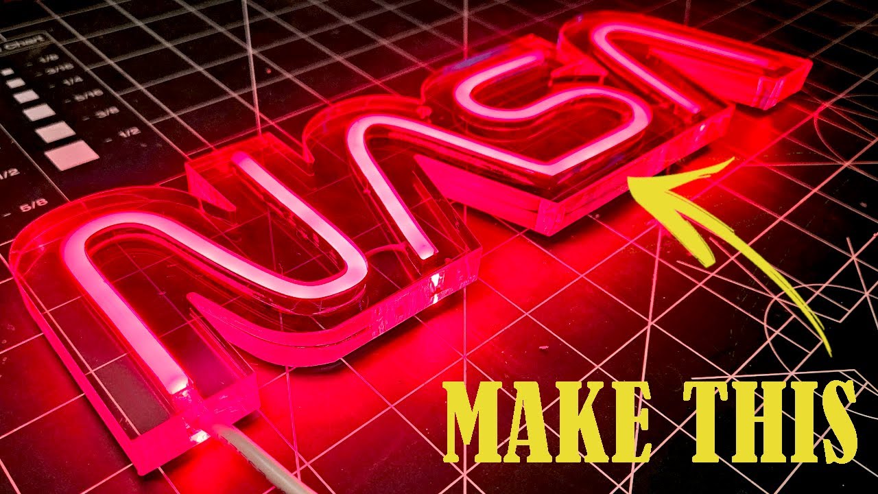 Build this Neon Sign - NASA Worm Tutorial