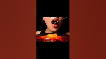 Molten Lava Eating ASMRPrompt: OneChat AIVideo Generation: Veo 3#ai #asmr #asmrvideo