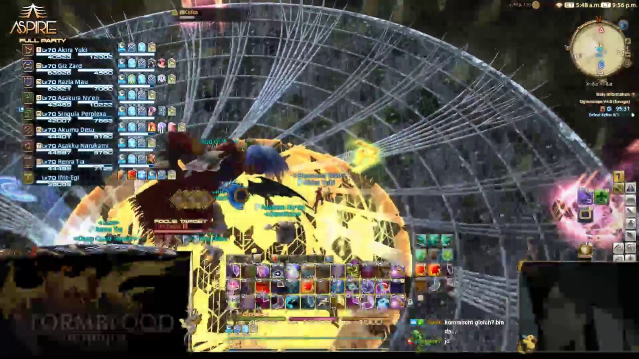 [FFXIV] Omega 8  (savage) phase 1 kill