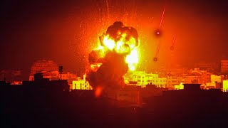 Incredible Israeli Airstrike Razes Hamas Arsenal To The Ground❗