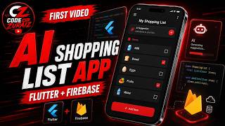 AI Se Banai Shopping List App  Flutter + Firebase Project Demo part 1