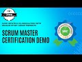 10 Scrum Master Certification Course Demo Scrum Core Roles