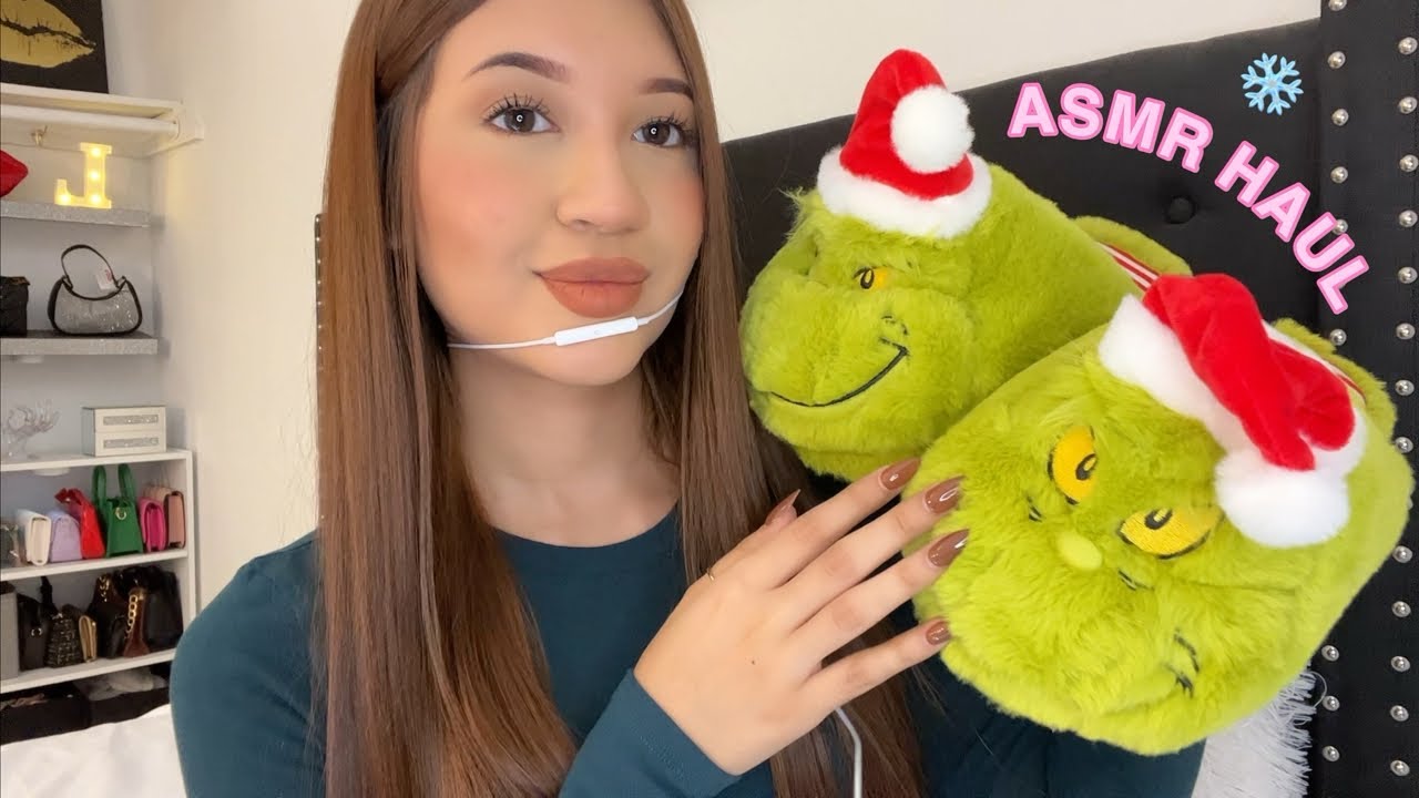 ASMR | HAUL de invierno (ropa, perfumes, makeup)  ❄️🤍💫