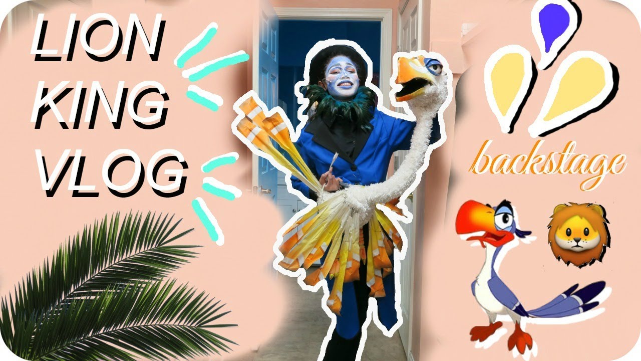 Lion King Vlog + Backstage Fun! Behind the Scenes of Acting in a Musical!🎭🦁| MagicIanSky