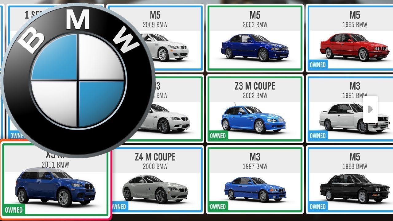 Forza Horizon 4 - All BMW Cars Compilation| RamilCarGamesTV - YouTube