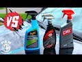 Match comparatif: Meguiar's VS Turtle Wax VS Mothers