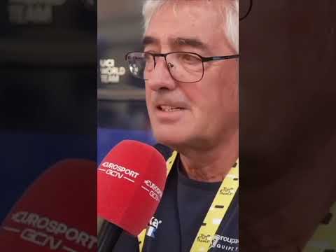 🥺Marc Madiot en larmes pour les adieux de Thibaut Pinot au Tour de France #shorts #tourdefrance #tdf