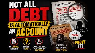 A debt does not automatically mean its an account watch now!!