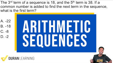 ASVAB Arithmetic Reasoning - Arithmetic Sequences (Walkthrough Solution Video)
