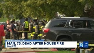 75-year-old man dies after house fire