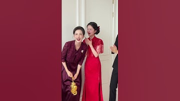 Mẹ chồng tạo bất ngờ cho con dâu 😊#wedding #makeup #dress #shortvideo