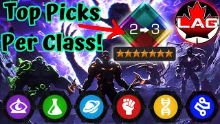 Best 7-Star Rank 3 Options In Every Class! Prepare For Act 8 2-3 Rank Up Class Gem! Lags Picks! MCOC
