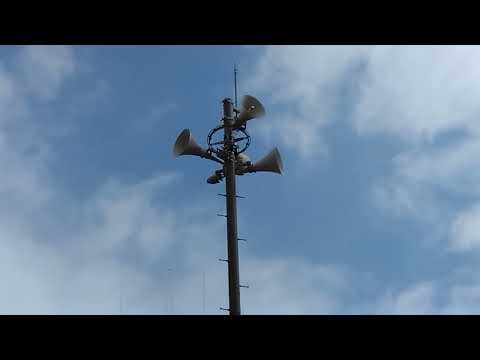 【私が初めて撮影した防災無線】栃木県宇都宮市上河内地区防災無線12:00エーデルワイス【廃止済み】