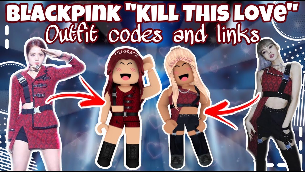 Roblox blackpink outfit codes