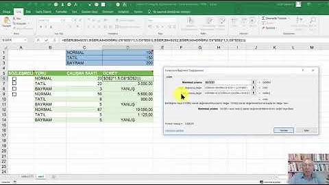 Excel Form Kontrolleri - Onay Kutusu / Check Box