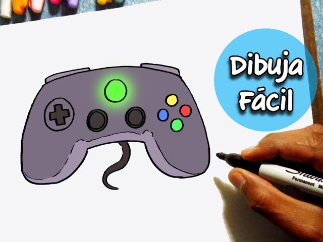 Dibuja y Colorea un Controlador de videojuego 🎮🎨Vídeos para